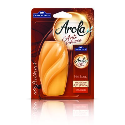 Odświeżacz Arola mini spray 15 ml antytabak General Fresh