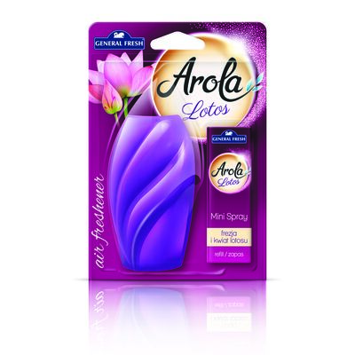 Odświeżacz Arola mini spray 15 ml lotos i frezja General Fresh