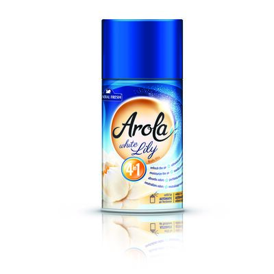 Wkład do automatycznego odświeżacza powietrza Arola 250 ml biała lilia General Fresh