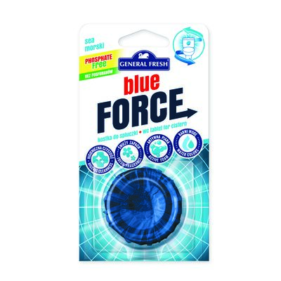 Kostka do spłuczki, Blue Force, 40 g, morze, General Fresh