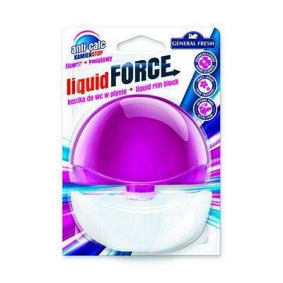 Kostka do wc w płynie, Liquid Force, 55 ml, kwiat, General Fresh