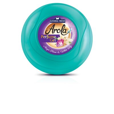 Odświeżacz w żelu kula fala Arola Perfum Gel 150 g Magic stone White lily General Fresh