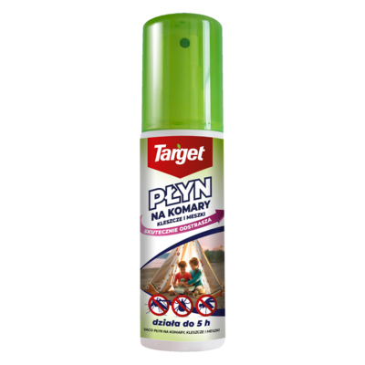 Płyn na komary, kleszcze i meszki 100 ml Target