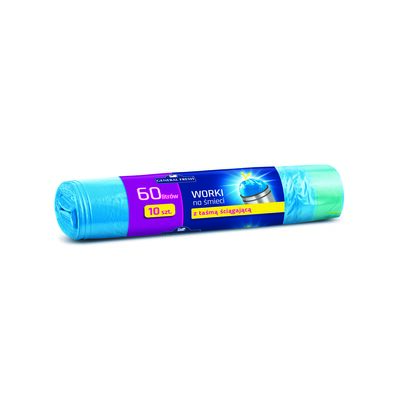 Worki na śmieci z taśmą 60 l niebieskie General Fresh