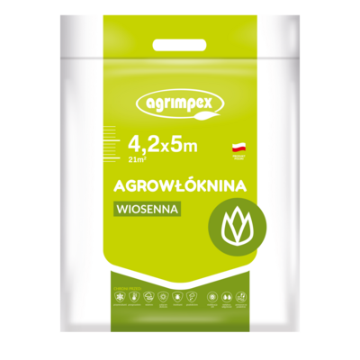Agrowłóknina hobby wiosenna biała 17g 4,2 x 5 m Agrimpex