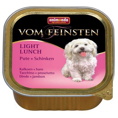 Karma dla psa Vom Feinsten light indyk szynka 150 g ANIMONDA