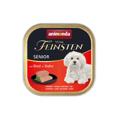 Karma dla psa Vom Feinsten SENIOR wołowina z drobiem 150 g ANIMONDA