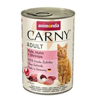 Carny 400 g indyk kurczak krewetki ANIMONDA kot