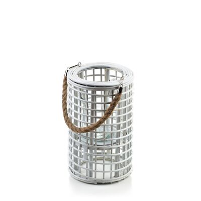 Lampion LUCIE WHITE 30 x 18 cm