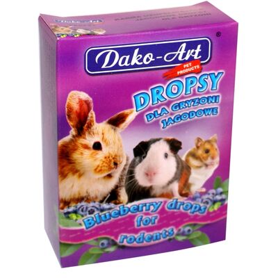 Dropsy jagodowe Dako-Art 75 g pokarm dla gryzoni królików