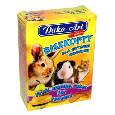 Biszkopty dla gryzoni owocowe 50 g