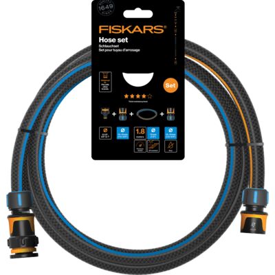 Zestaw przyłączeniowy wąż 13 mm 1/2” 1,8 m Q4 Fiskars