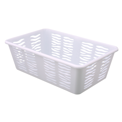 Koszyk zebra 30 x 20 x 11 cm biały