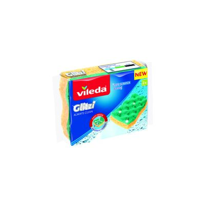 Zmywak wiskozowy Vileda Glitzi Always Clean 2 szt.