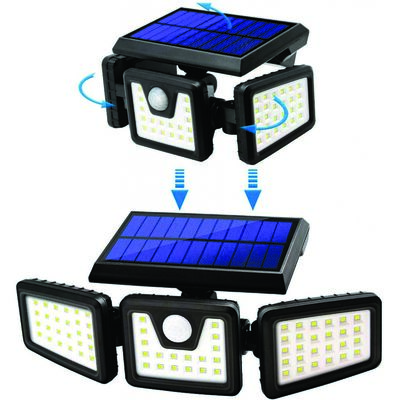 Solarna lampa bezpieczeństwa z czujnikiem ruchu