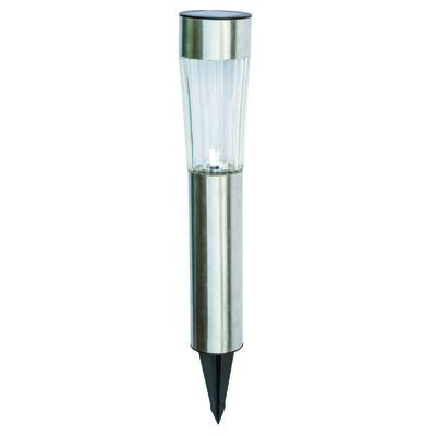 Lampa solarna ogrodowa 80055 srebrna