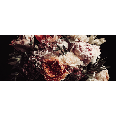 Obraz GLASSPIK 50 x 125 cm GL373 BOUQUET