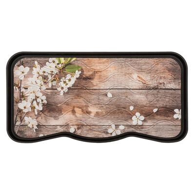 Ociekacz na buty z nadrukiem 38 x 75 cm Flowers Wood