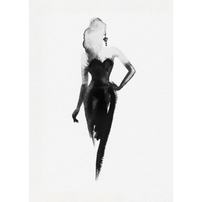 Plakat 50 x 70 cm Kobieta Glamour