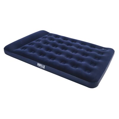 Dmuchany materac flokowany dwuosobowy z pompką 191 x 137 x 22 cm Bestway