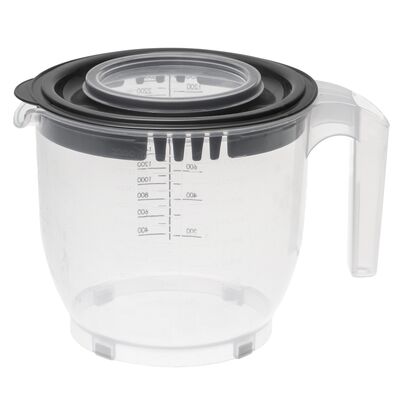Pojemnik do miksowania z pokrywą 2,2 l srebrny