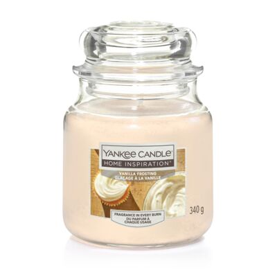 Świeca Home Inspiration słoik średni Vanilla Frosting Yankee Candle