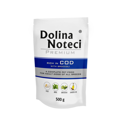 Karma mokra dla psa BOGATA W DORSZA 500 g Dolina Noteci