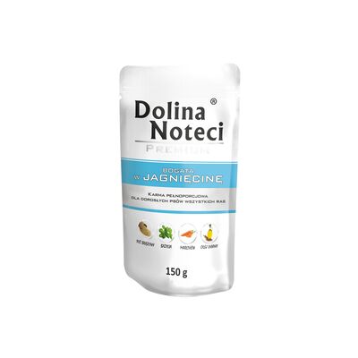 Karma mokra dla psa BOGATA W JAGNIĘCINĘ 150 g Dolina Noteci