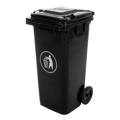 Pojemnik na odpady 120 l czarny MIRPOL