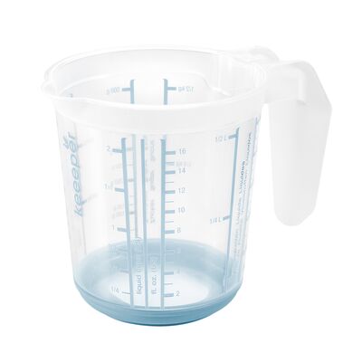 Kubek z miarką Massimo 0,5 l niebieski keeeper