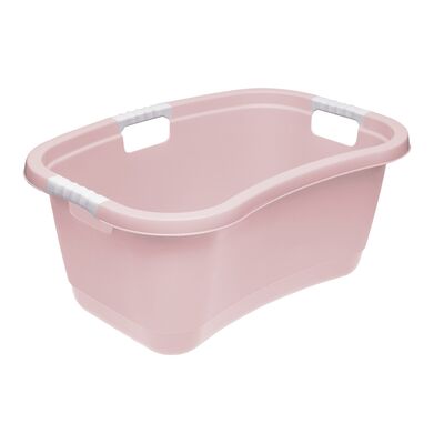 Wanna na pranie Janne z miękkimi uchwytami 50 l różowa keeeper