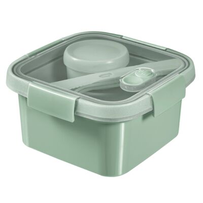 Pojemnik na żywność kwadratowy LUNCH KIT Smart To Go 1,1 l zielony