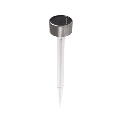 Lampa solarna LED srebrna