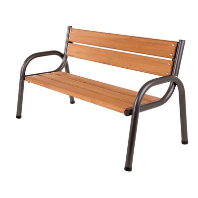 Ławka parkowa lux z oparciem 150 cm