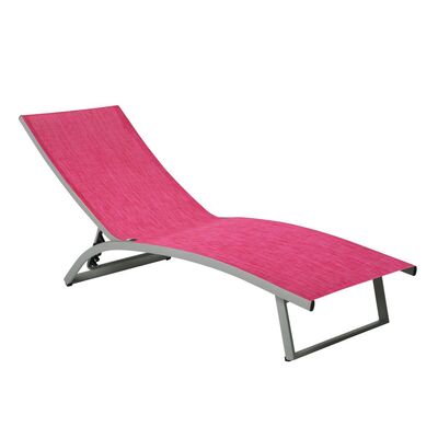 Łóżko plażowe Summer fuksja