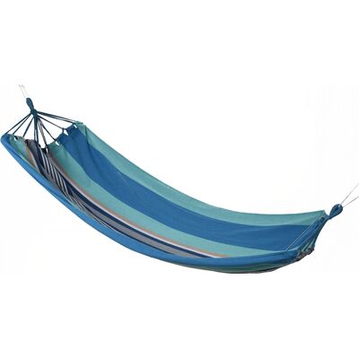 Hamak niebieski pasek 280 x 100 cm