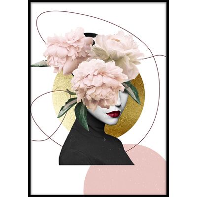 Obraz ARTBOX DIGI 50 x 70 AB173 PEONY GIRL