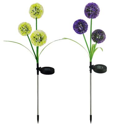 Lampa solarna 85 cm kwiaty