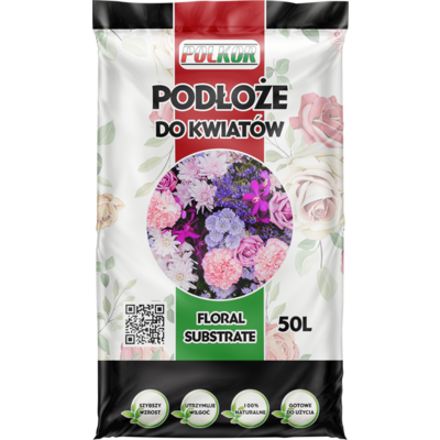 Podłoże do kwiatów 50 l Polkor