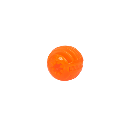 Zabawka dla psa smakowita piłka, 7,5 cm pomarańczowa 17384