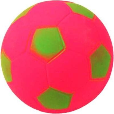 Piłka 72 mm football różowa