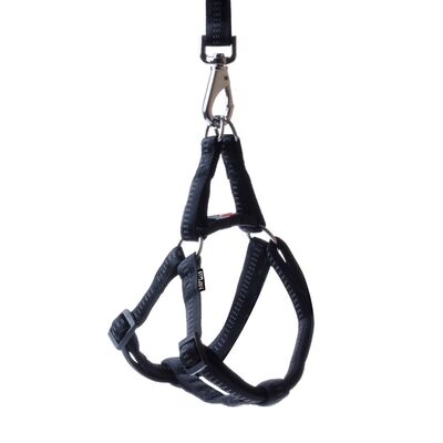 Szelki Soft Style czarny odblask M 1,5cm