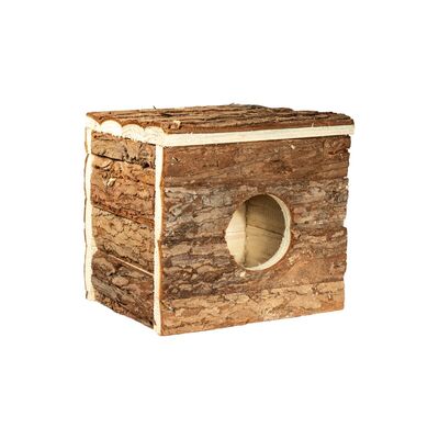 Domek dla gryzonia, drewniany 16 cm