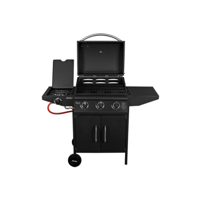 Grill gazowy 3-palnikowy Sidney + boczny