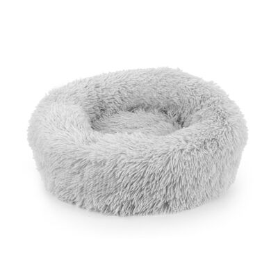 Pluszowe legowisko szare M 60 cm