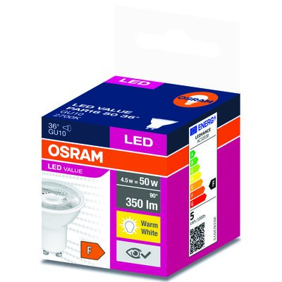 Żarówka LED 5 W/827 230V GU10 OSRAM