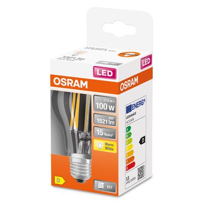 Żarówka LED STAR CL A FIL 100 non-dim 11 W/827 E27