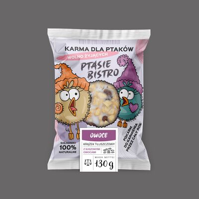 Krążek tłuszczowy z owocami 130 g