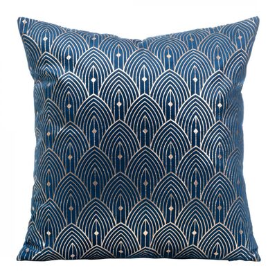 Poszewka dekoracyjna D91 AGNES 40 x 40 cm granatowa