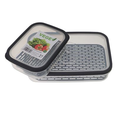 Pojemnik z ociekaczem Pierro VEGE 0,75l popiel